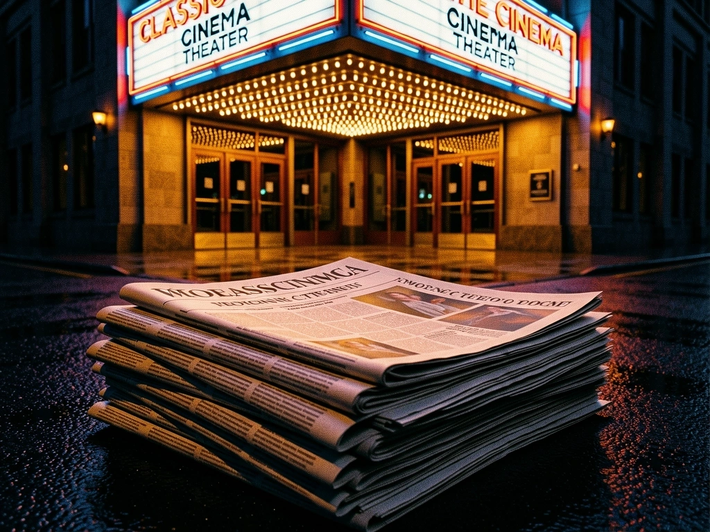 RatedCinema Newspaper Stack